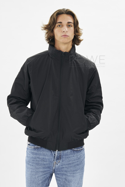 Crew Man Bomber imbottito 100% Pol 190 gr/m2 Black/Warm Grey S