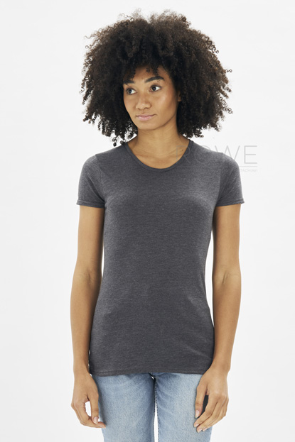 Iconic 150 T Maglia Donna G/C-M/C 100% Cot. 150 gr Bianco XS