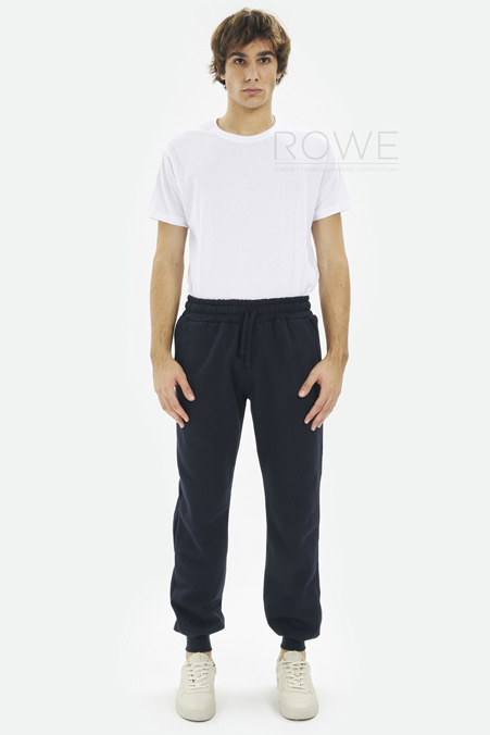 Pantalone Fit Felpato 70/30% Cot/Pol 280 gr/m2 Nero XS