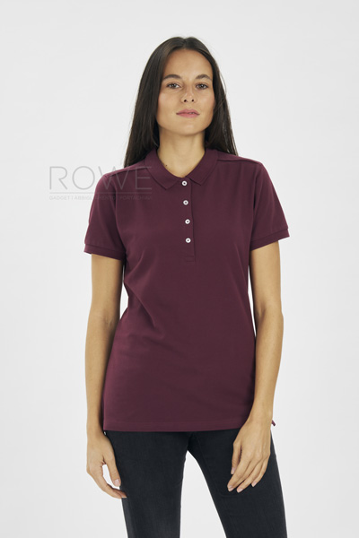 Polo Stretch Donna M/C 95/5% Cot/Lyc 210 gr/m2 White XS