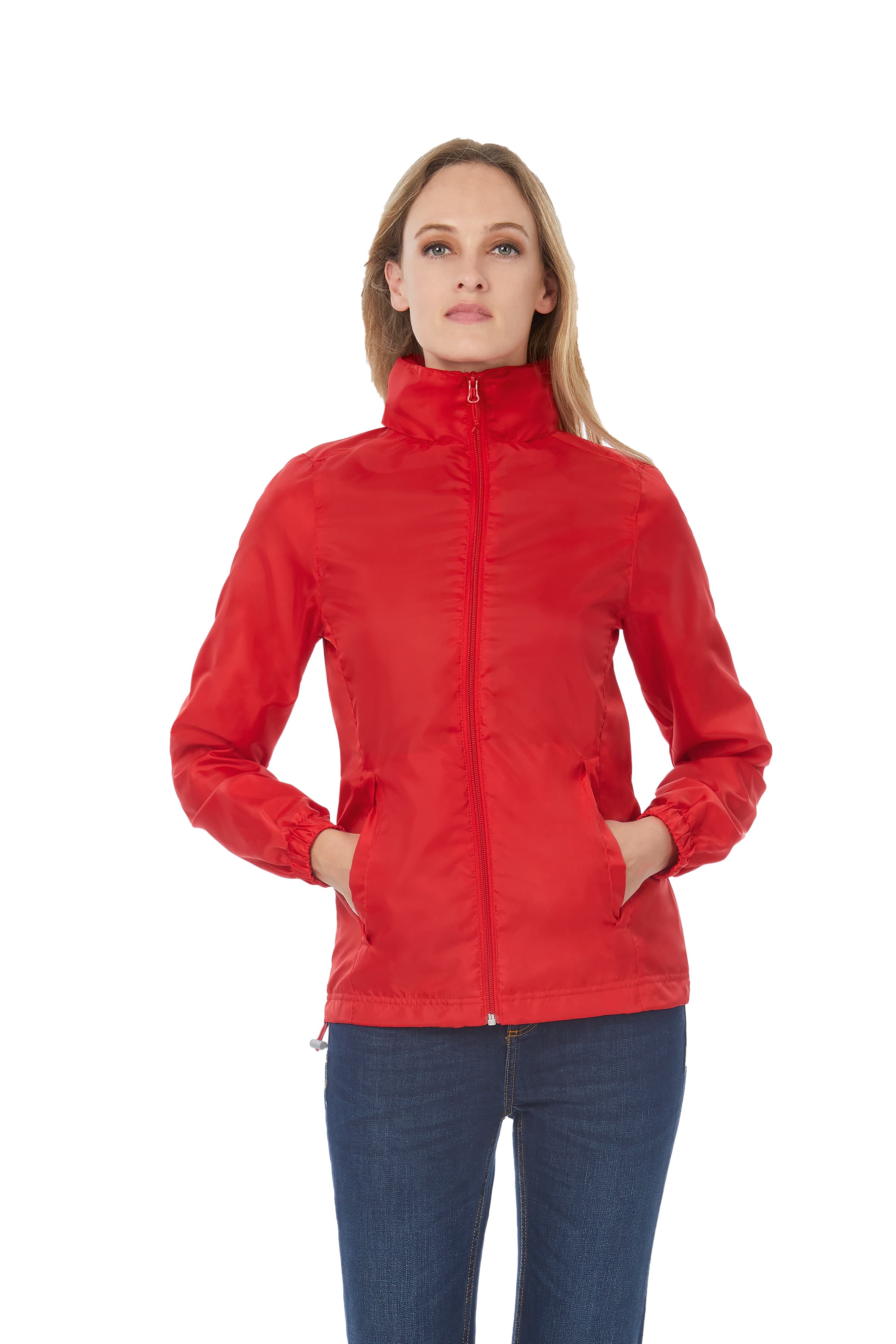 ID601 Donna Urban Windbraker Foderato 100% Pol White XS