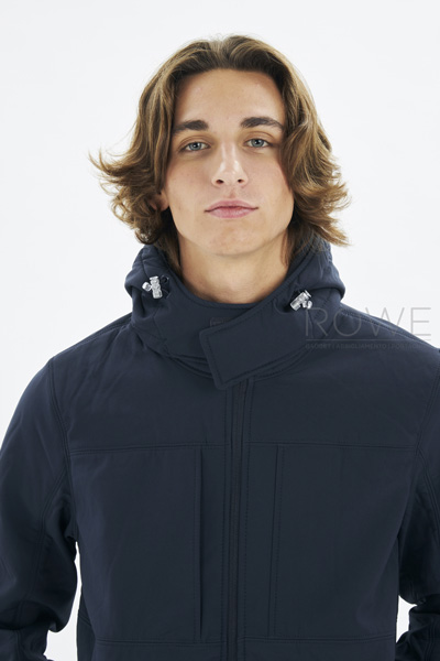 Hooded Softshell Jacket F/Zip 94/6% Pol/Ela 340 gr White S