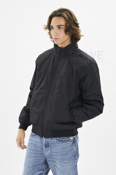 Crew Man Bomber imbottito 100% Pol 190 gr/m2 Black/Warm Grey S