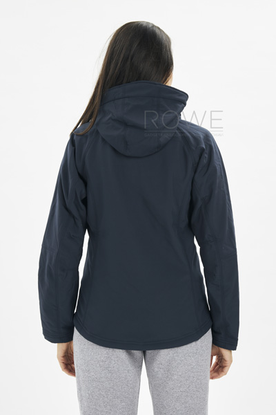 Hooded Soft Shell Women Jacket 94/6% Pol/Ela 340gr White XS STK