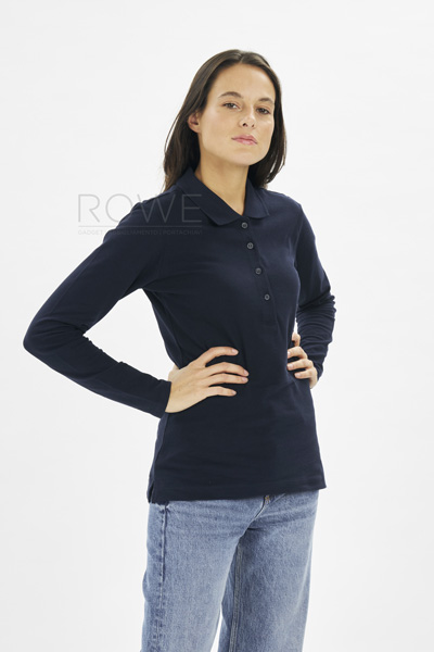 Safran Pure Polo Piqu? Donna M/L 100% Cot. 180 gr. White XS