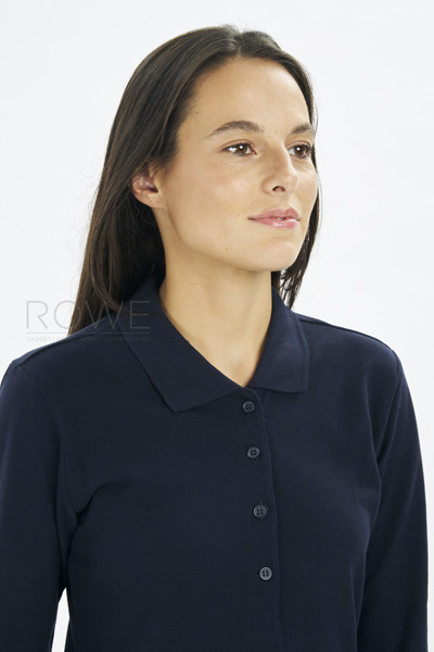 Safran Pure Polo Piqu? Donna M/L 100% Cot. 180 gr. White XS