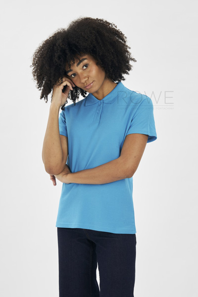 ID001 Polo Piqu? Donna M/C 100% Cot. 180 gr/m2 White XS