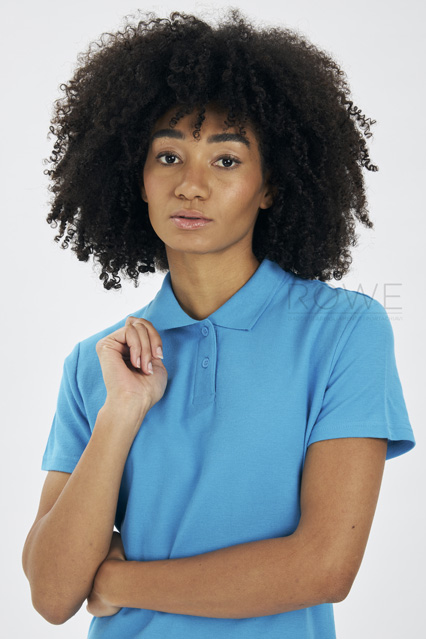 ID001 Polo Piqu? Donna M/C 100% Cot. 180 gr/m2 White XS