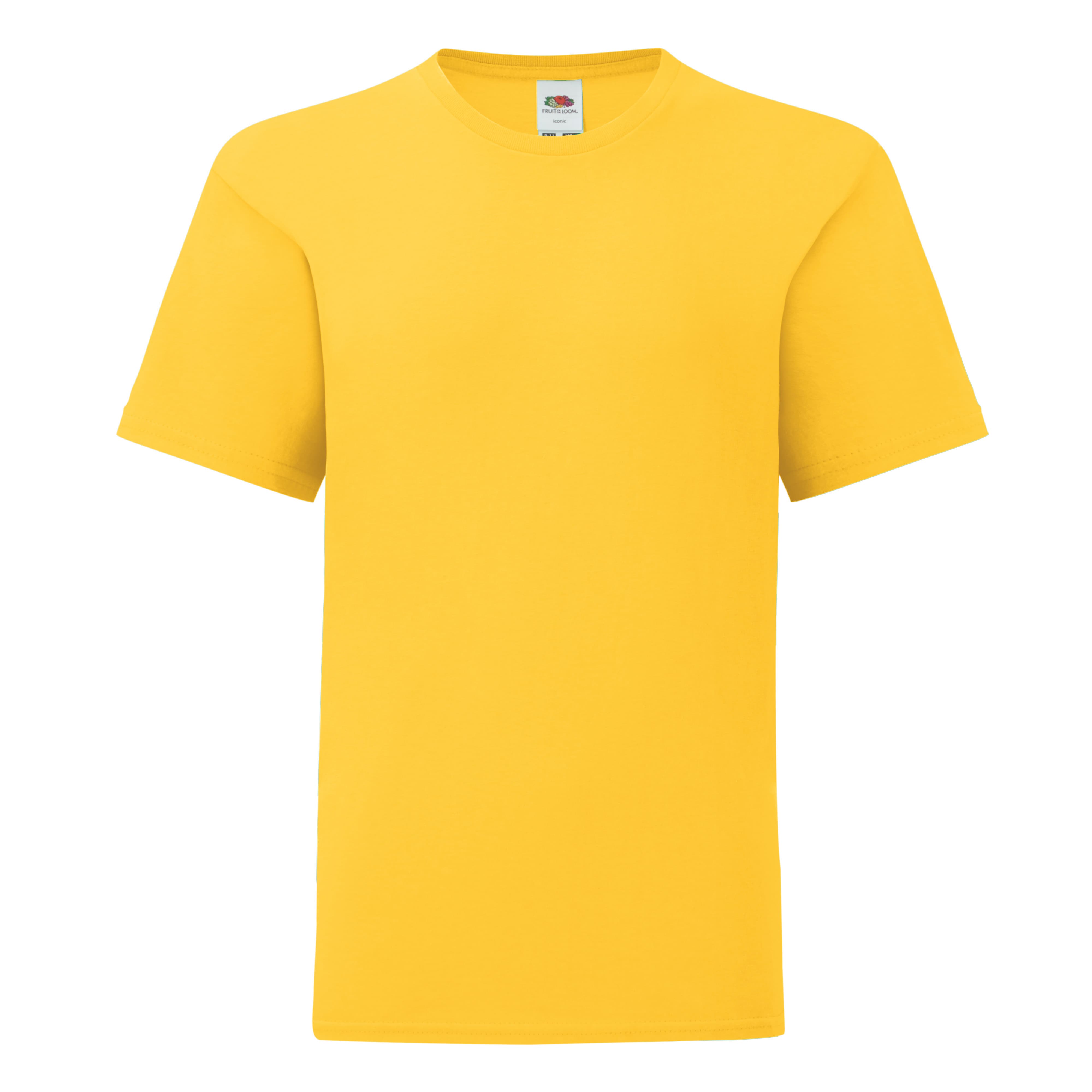 Iconic 150 T Bambino Maglia G/C M/C 100% Cot 150 g Bianco S 3/4 anni