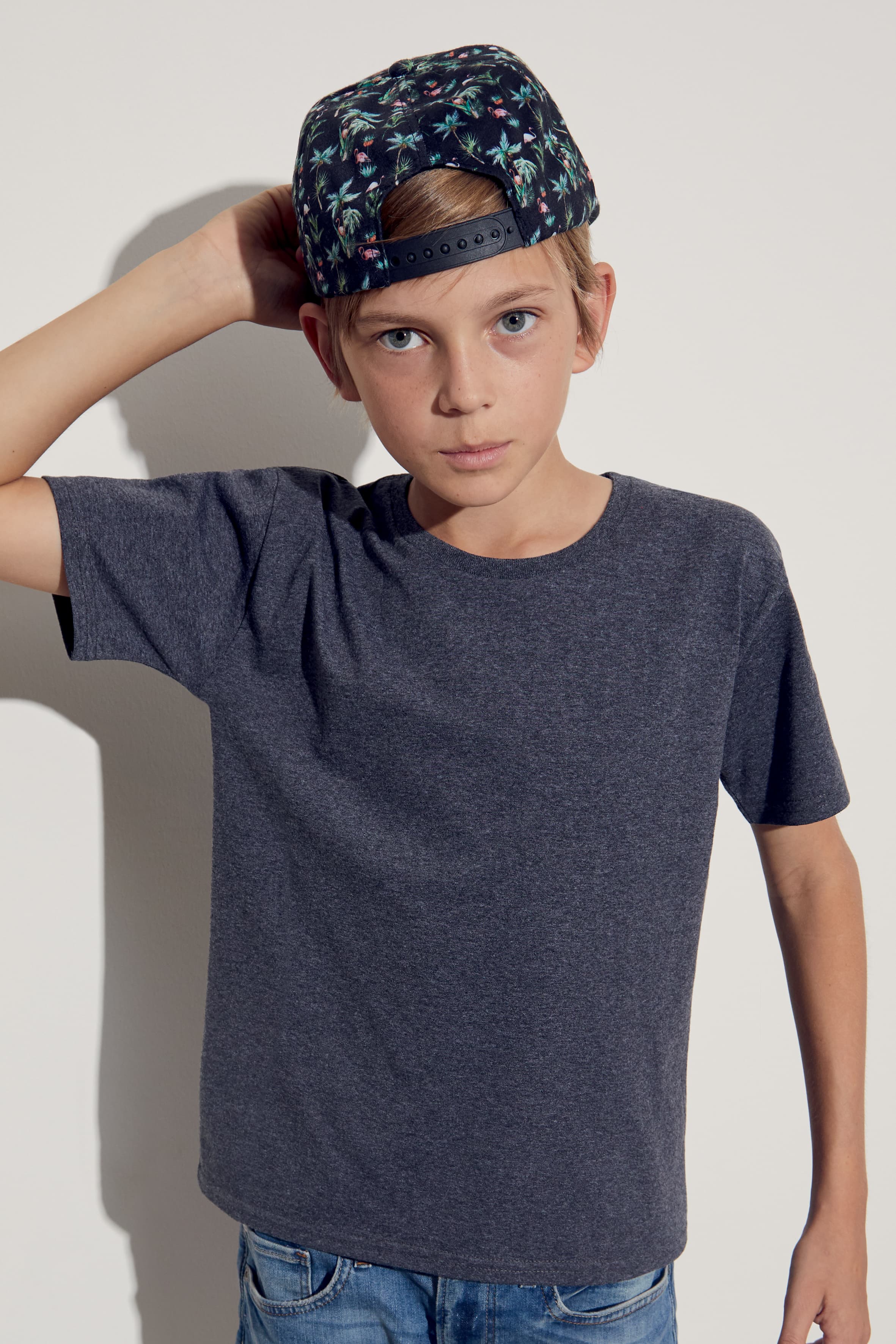 Iconic 150 T Bambino Maglia G/C M/C 100% Cot 150 g Bianco S 3/4 anni