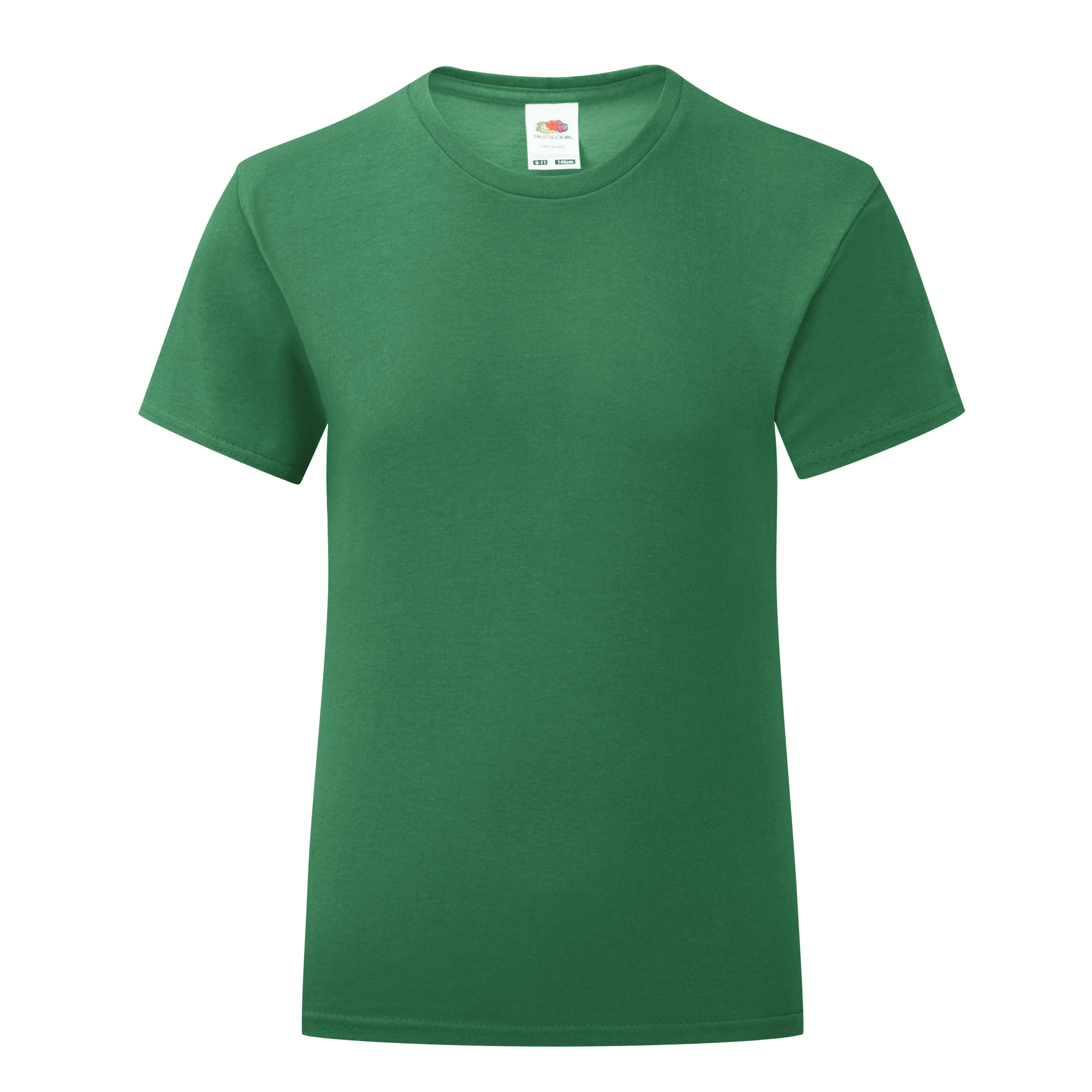 Iconic 150 T Bambina Maglia G/C M/C 100% Cot 150 g Bianco S 3/4 anni