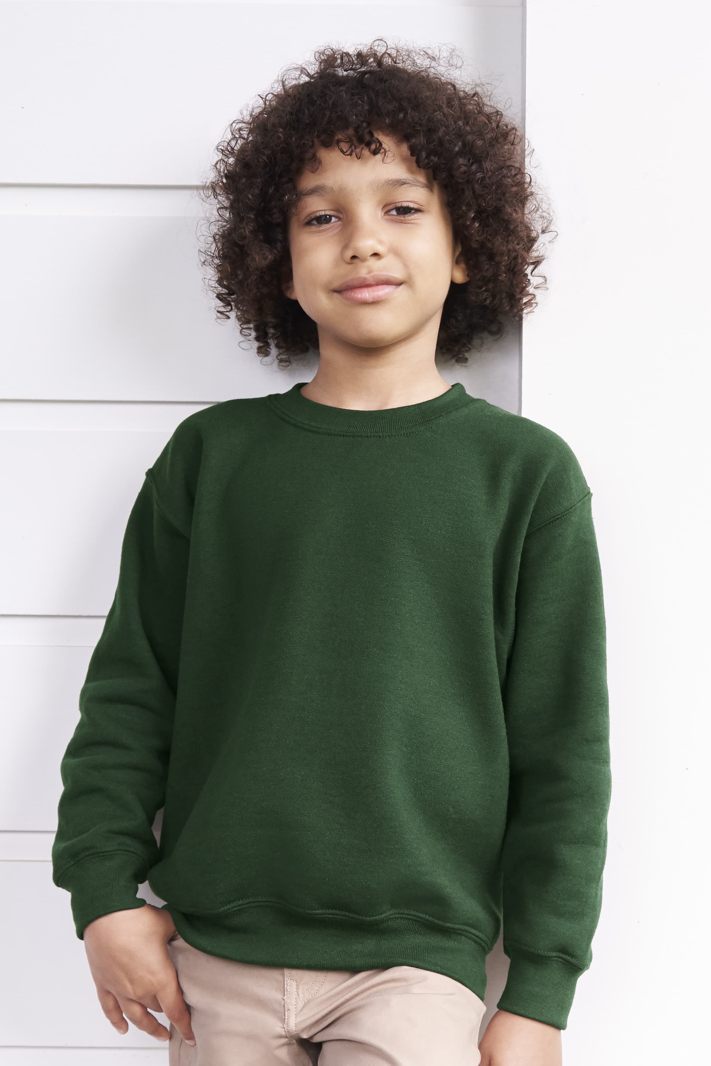 Heavy Blend Felpa Bambino 50% Cot 50% Poly 270 gr Kiwi S 5/6 anni STK