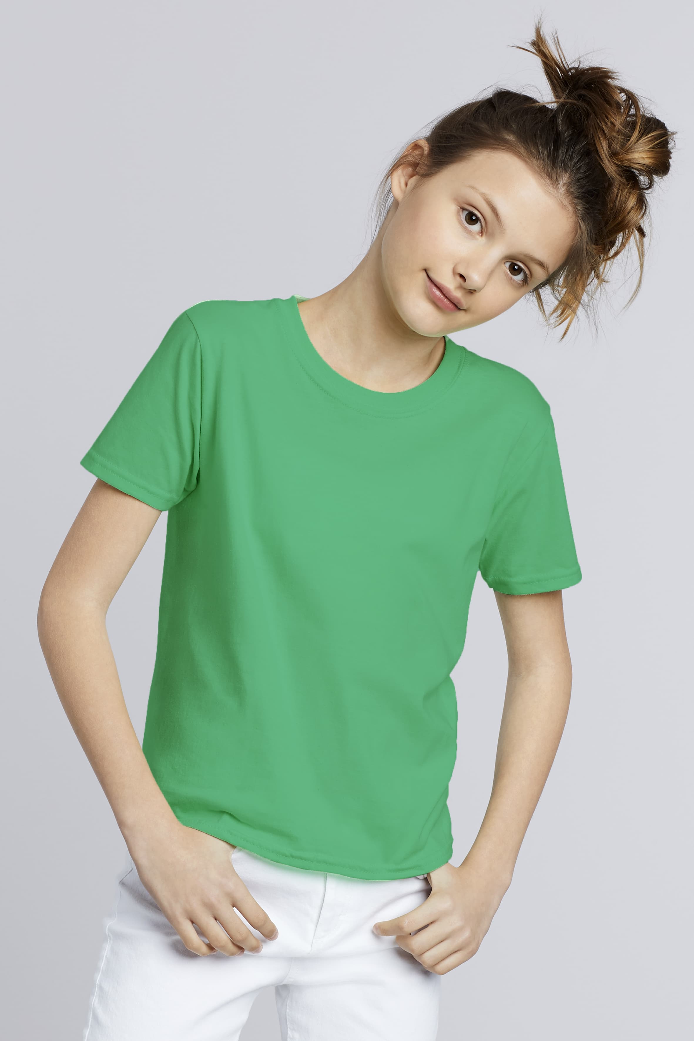 Soft Style Maglia Bambino G/C M/C 100% Cot 150 gr Heliconia XS 3/4 anni