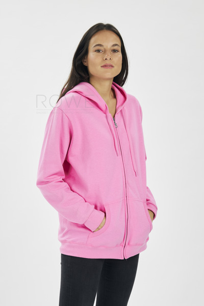 Heavy Blend Felpa Capp. F/Zip 50/50% Cot/Pol 270gr Dark Chocolate S