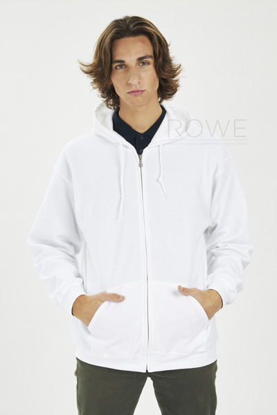 Heavy Blend Felpa Capp. F/Zip 50/50% Cot/Pol 270gr Dark Chocolate S