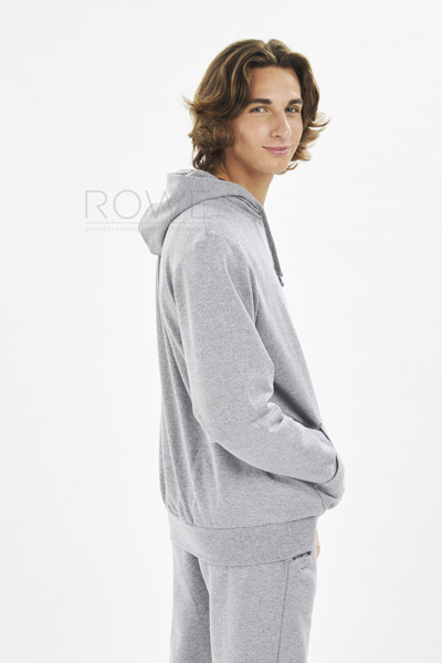 Felpa F/Terry Capp/Zip 70/30% Cot/Pol 240 gr/m2 Nero S