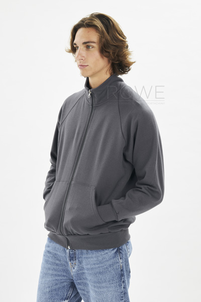 Felpa Jacket Zip Lunga 70/30% Cot/Pol 280 gr/m2 Nero XS