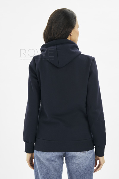 Felpa Donna Cappuccio 70/30% Cot/Pol 280 gr/m2 Nero S