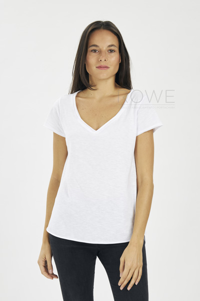 Maglia Donna Fiammata C/V M/C 100% Cot. 140 gr/m2 Antracite S