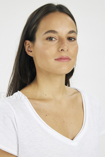 Maglia Donna Fiammata C/V M/C 100% Cot. 140 gr/m2 Antracite S