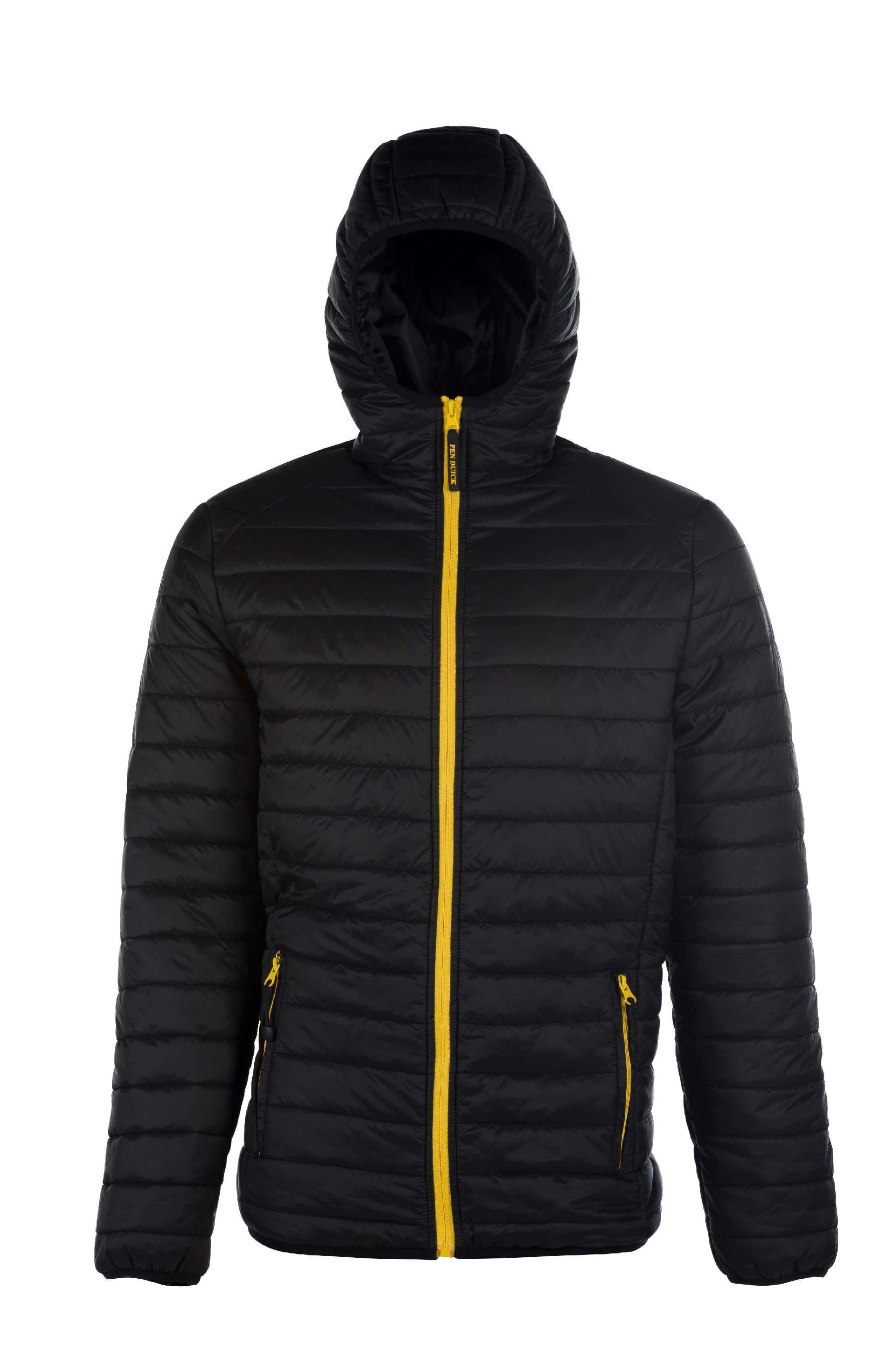 Pacific Men Piumino Cappuccio 100% Nylon 15D Black S