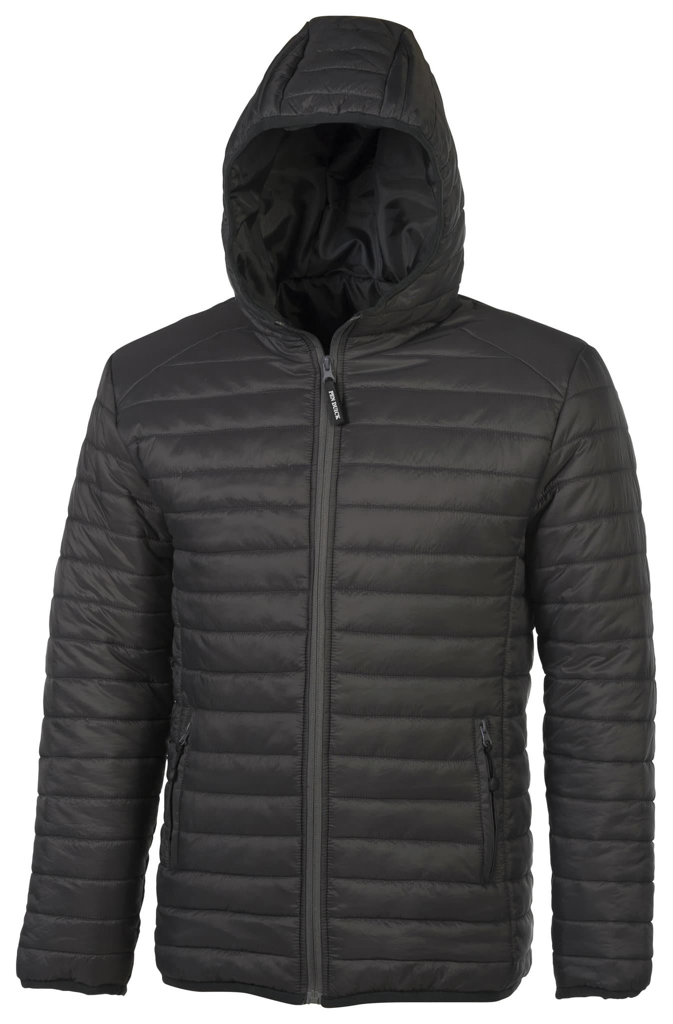 Pacific Men Piumino Cappuccio 100% Nylon 15D Black S