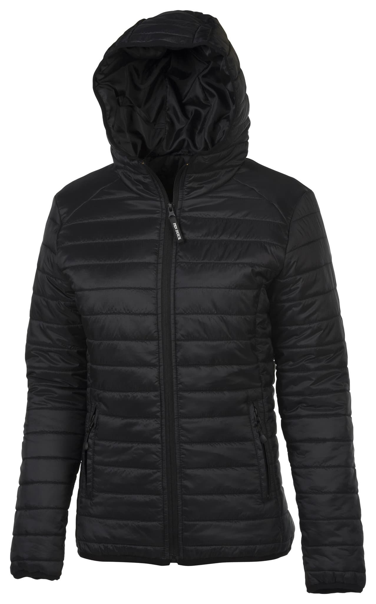 Pacific Women Piumino Cappuccio 100% Nylon 15D Black S