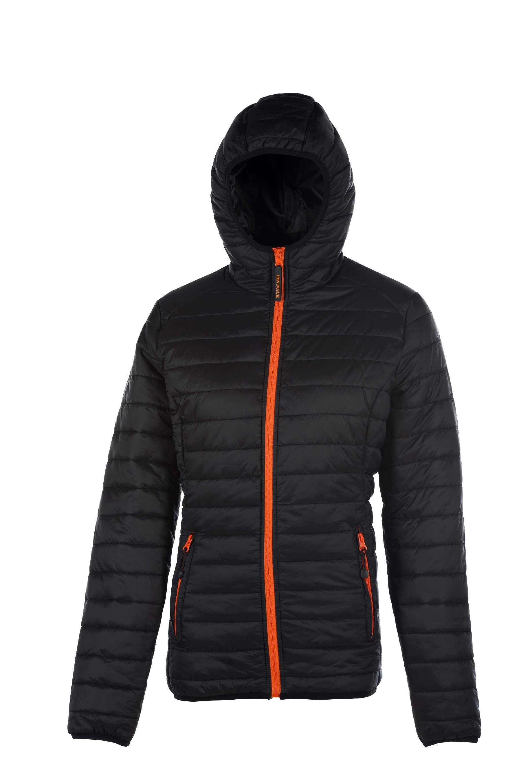 Pacific Women Piumino Cappuccio 100% Nylon 15D Black S