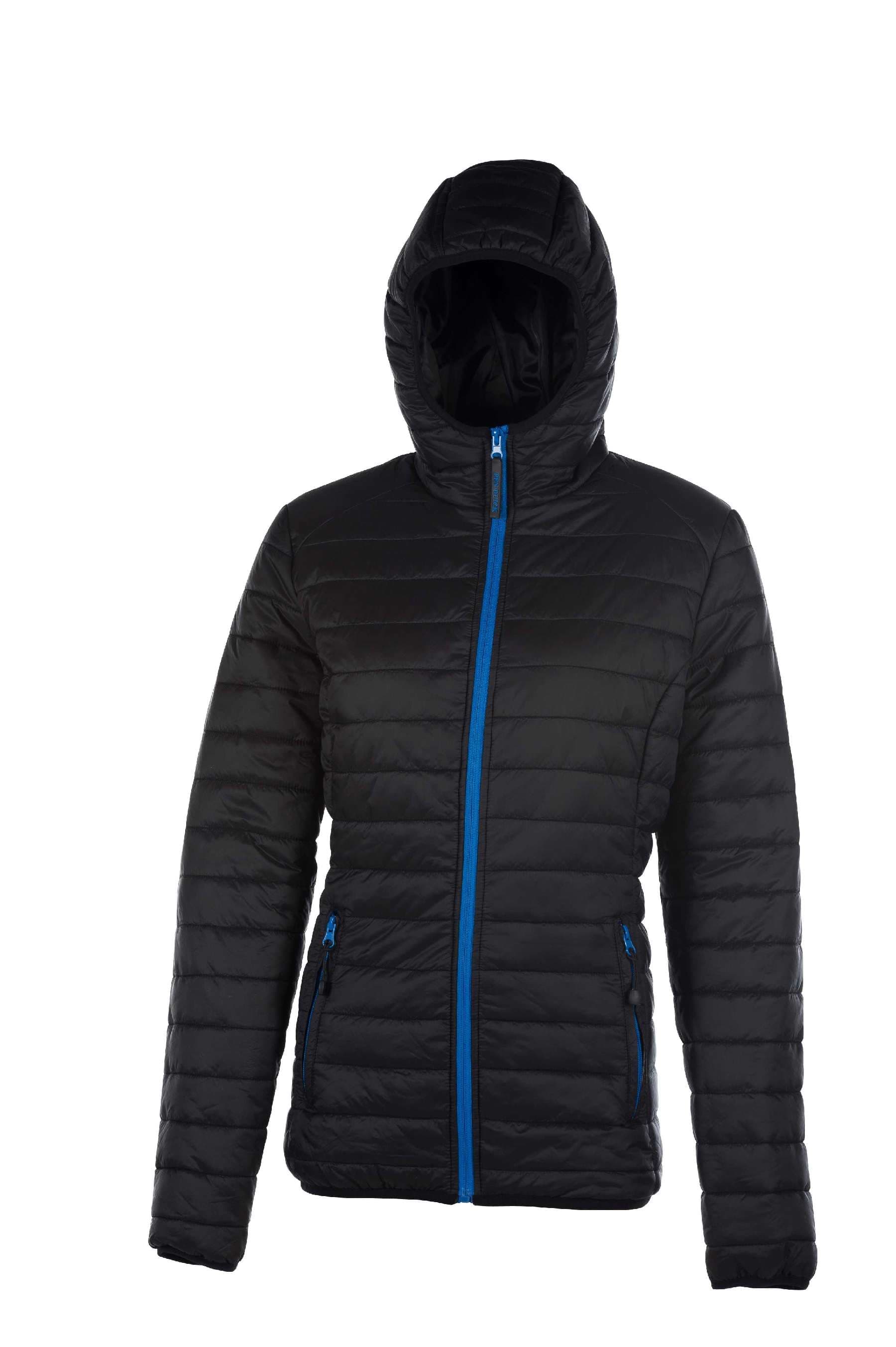 Pacific Women Piumino Cappuccio 100% Nylon 15D Black S