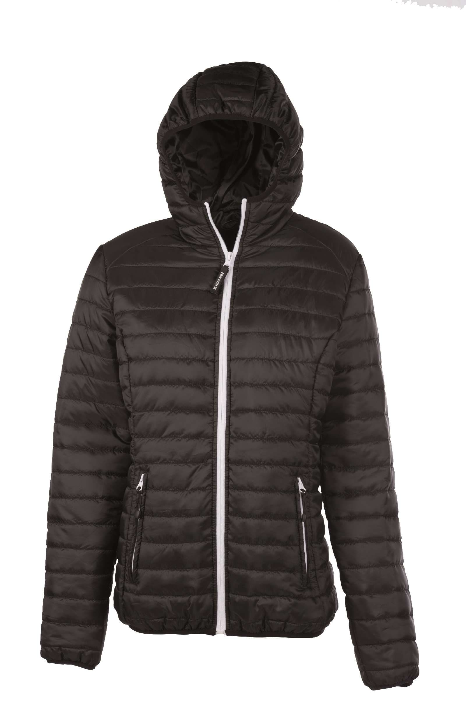 Pacific Women Piumino Cappuccio 100% Nylon 15D Black S