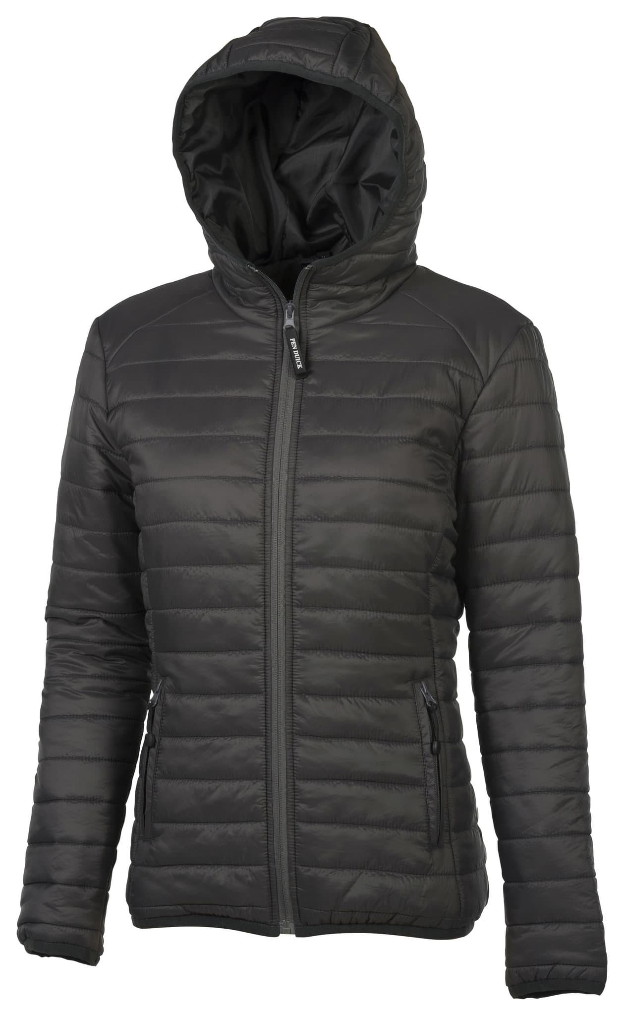 Pacific Women Piumino Cappuccio 100% Nylon 15D Black S