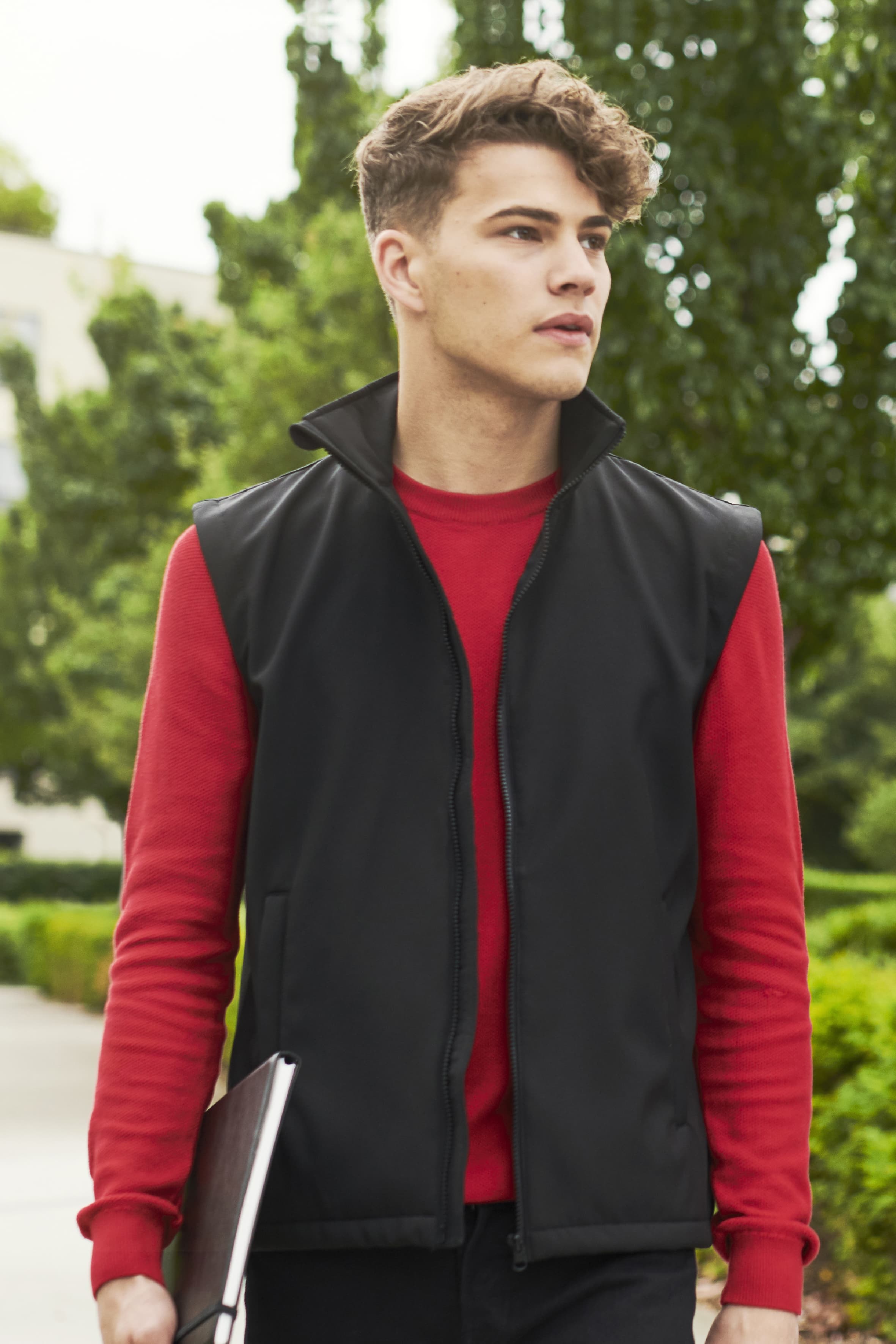 Ablaze Printable Soft Shell Bodywarmer 100% Pol Seal Grey/Black S