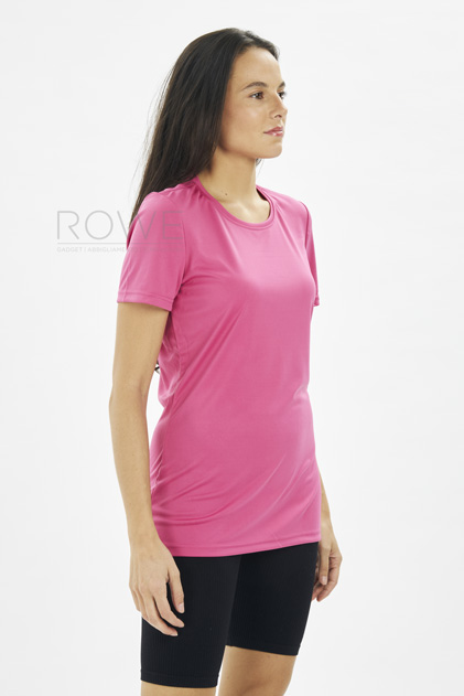 Active Sports-T Maglia Donna G/C M/C 100% Pol.140g Blue Midnight XS 