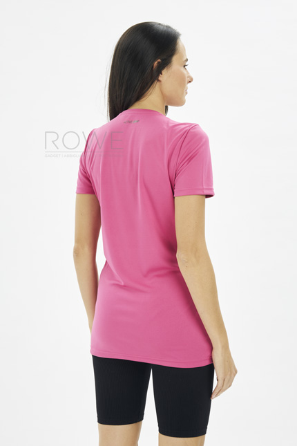 Active Sports-T Maglia Donna G/C M/C 100% Pol.140g Blue Midnight XS 