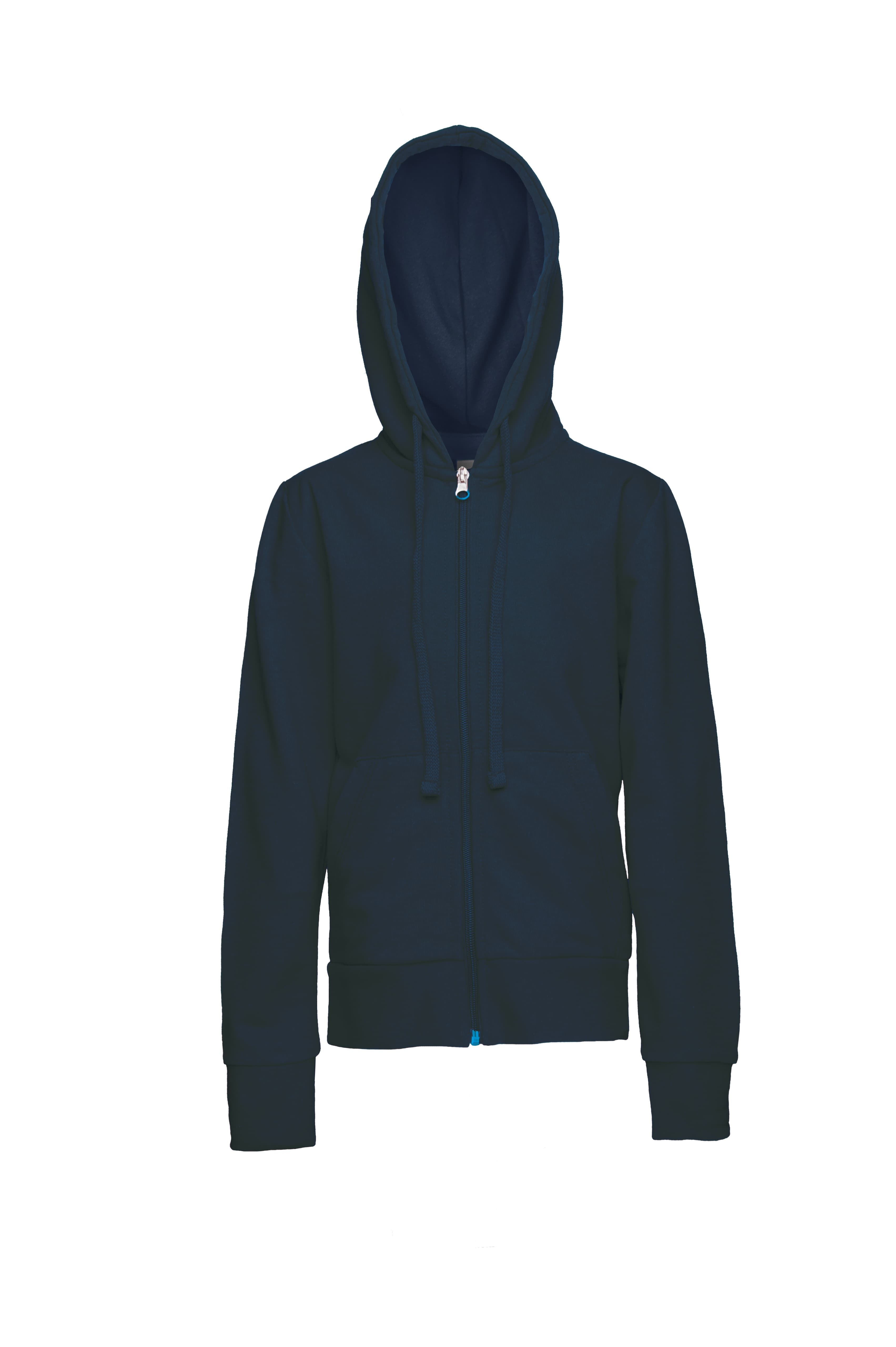 Felpa Bambino Capp. F/Zip 70/30% Cot/Pol 240 gr/m2 Nero XXS