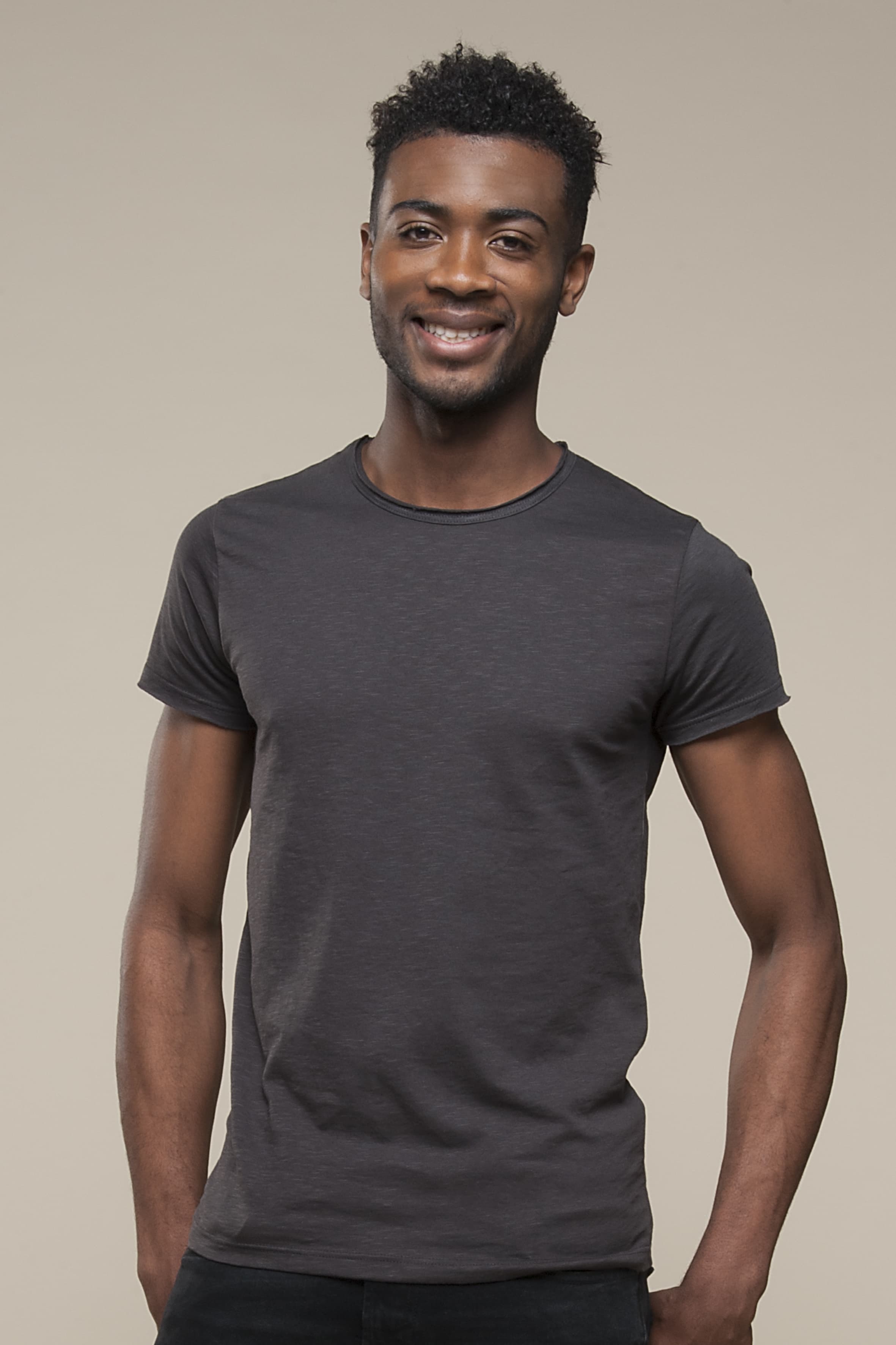 Maglia Fiammata C/T M/C T/V 100% Cot. 140 gr Antracite S