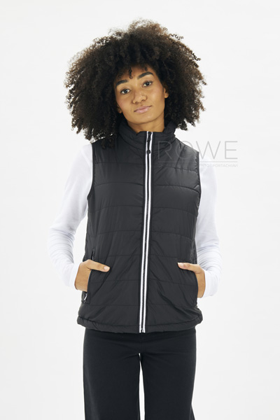 City Women Bodywarmer 100% Poliestere Black S