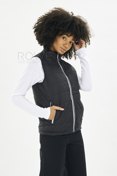 City Women Bodywarmer 100% Poliestere Black S