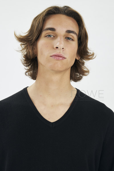 Jumper Pullover C/V 50/50% Cot/Acr Black S