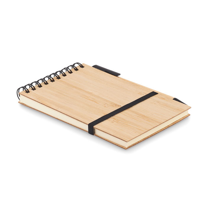 Set quaderno A6 in bamboo