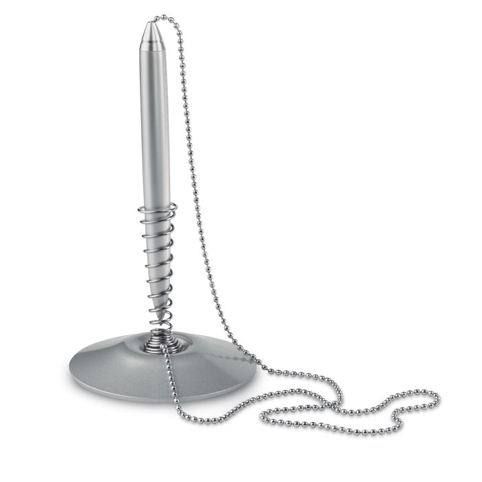 Penna a sfera con base e corda