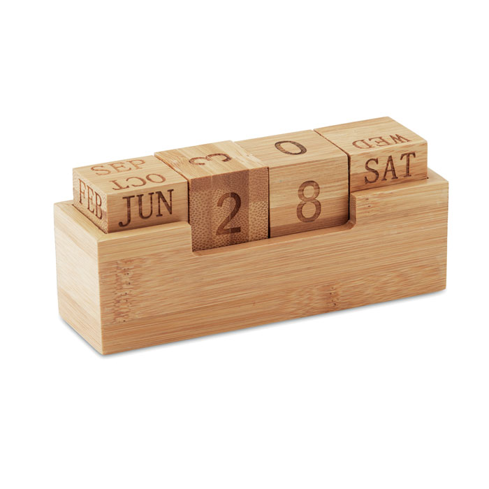Calendario in bamboo
