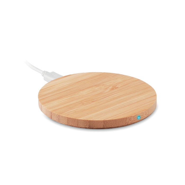Caricatore wireless in bamboo
