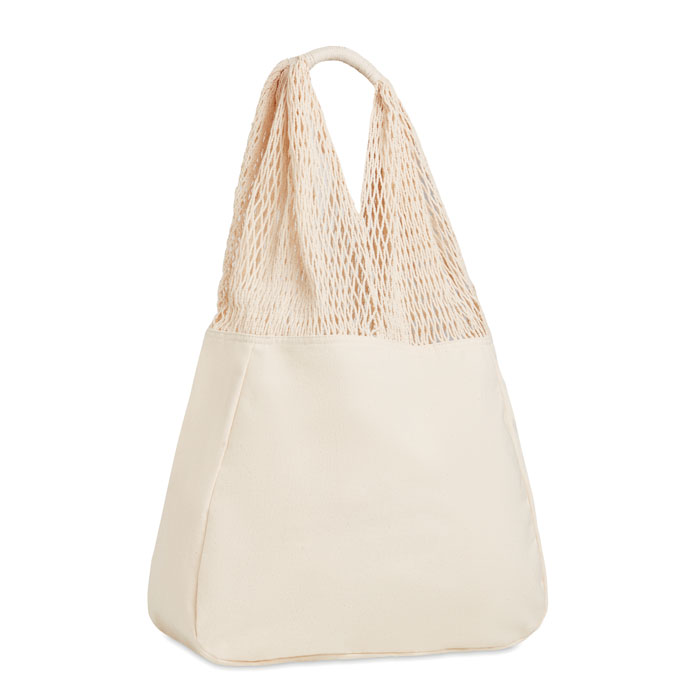 Borsa mare in cotone/rete