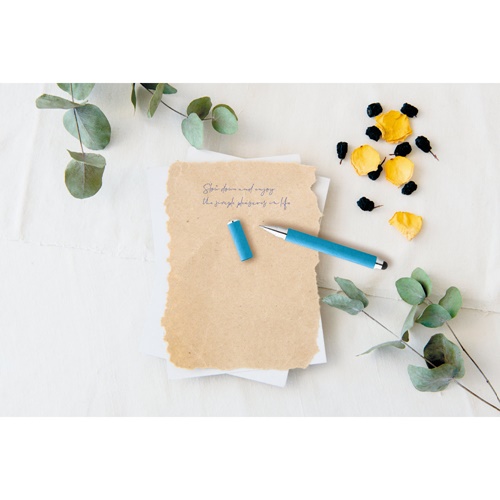 PAPYRUS. Penna a sfera in carta kraft e ABS