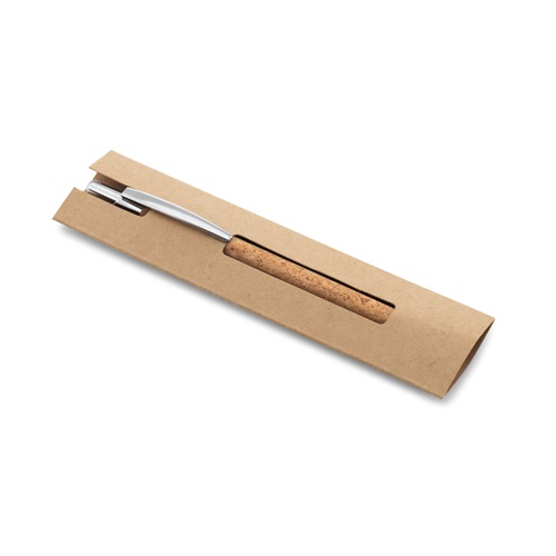 NATURA. Penna a sfera in sughero e alluminio